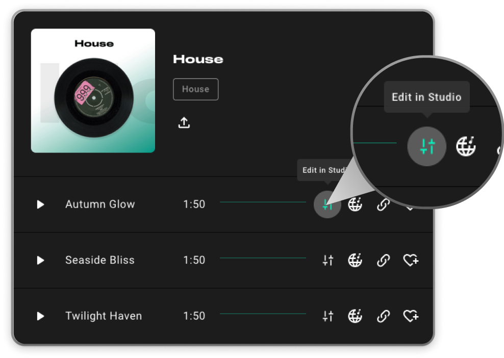 Loudly's AI music generator