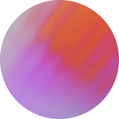 Purple orange circle