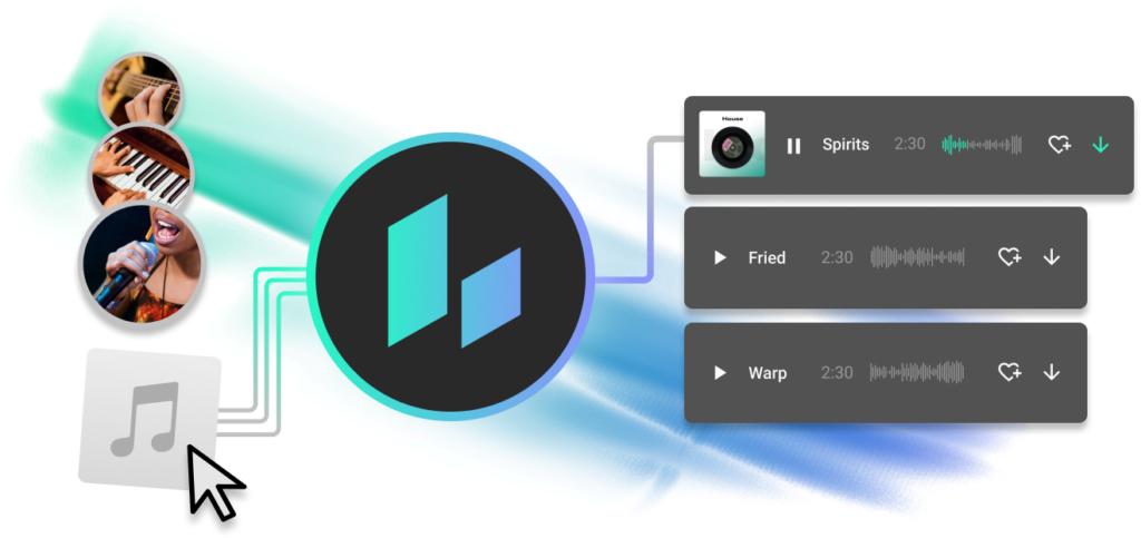 audio clips ai music generator